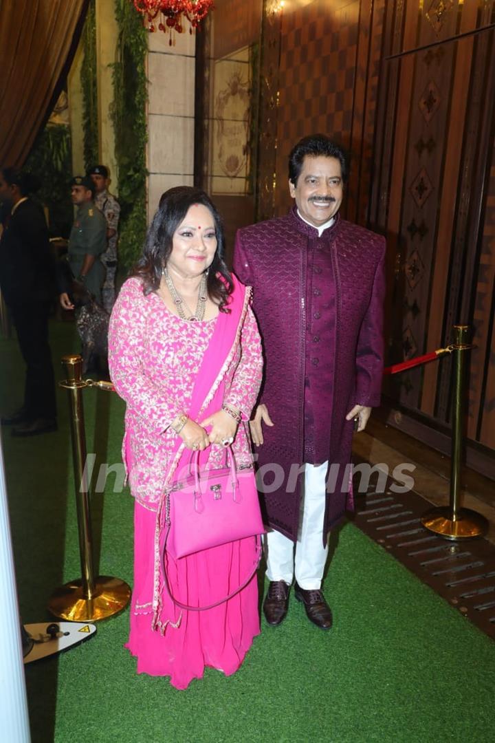 Udit Narayan attend the Anant Ambani and Radhika Merchant’s Haldi Ceremony