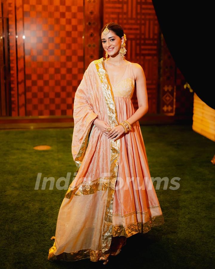 Ananya Panday attend the Anant Ambani and Radhika Merchant’s Haldi Ceremony