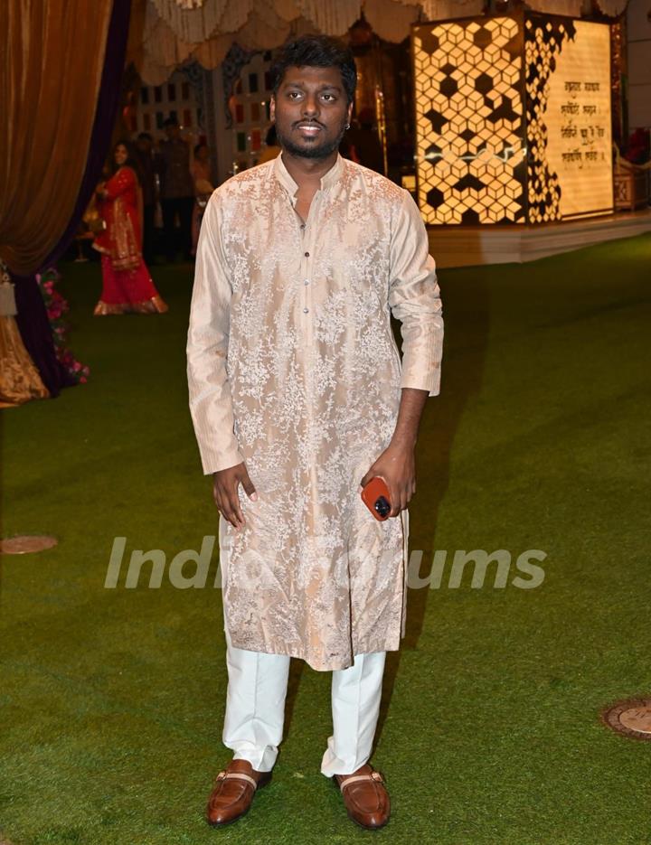 Atlee Kumar attend the Anant Ambani and Radhika Merchant’s Haldi Ceremony