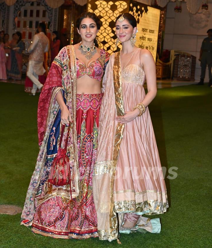 Sara Ali Khan and Ananya Panday attend the Anant Ambani and Radhika Merchant’s Haldi Ceremony