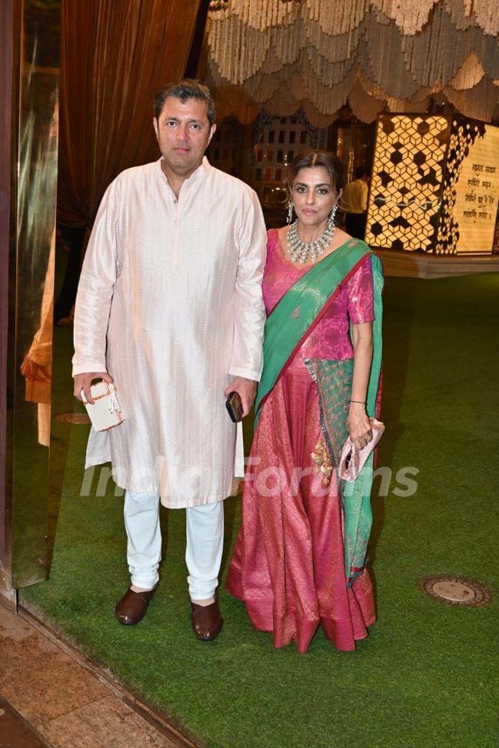 Celebrity attend the Anant Ambani and Radhika Merchant’s Haldi Ceremony 