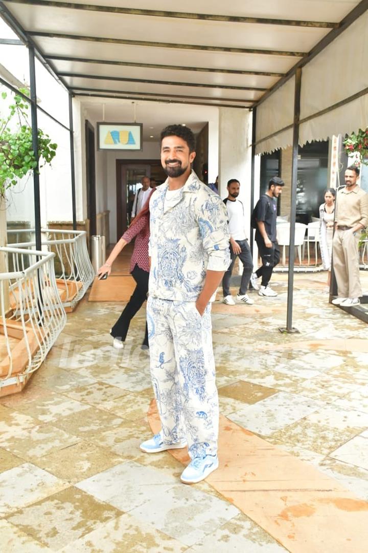 Saqib Saleem snapped promoting their film Kakuda