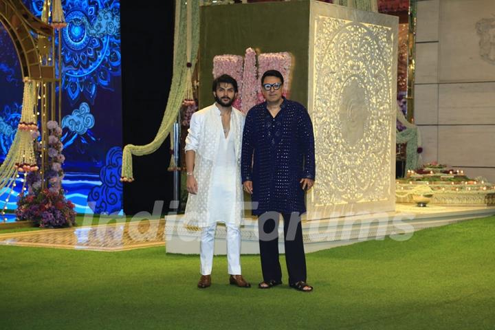 Dinesh Vijan and Shikhar Pahariya attend Anant Ambani and Radhika Merchant’s mehendi ceremony