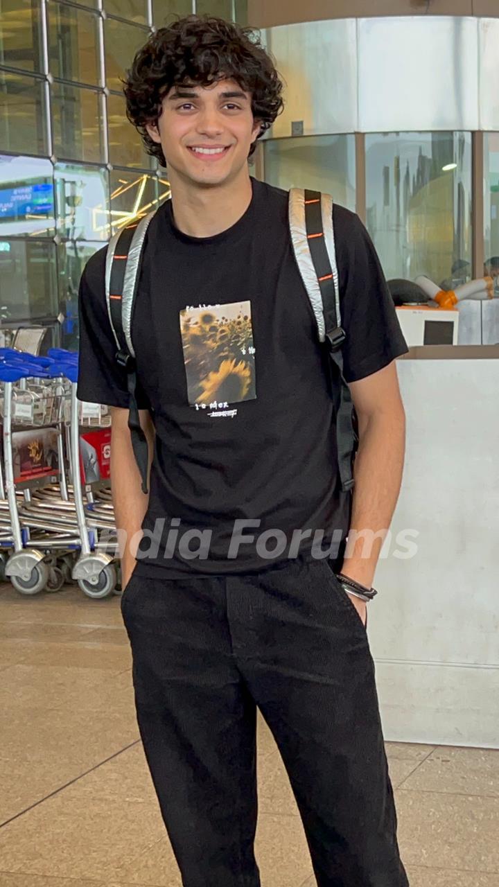 Abhay Verma snapped at the airport