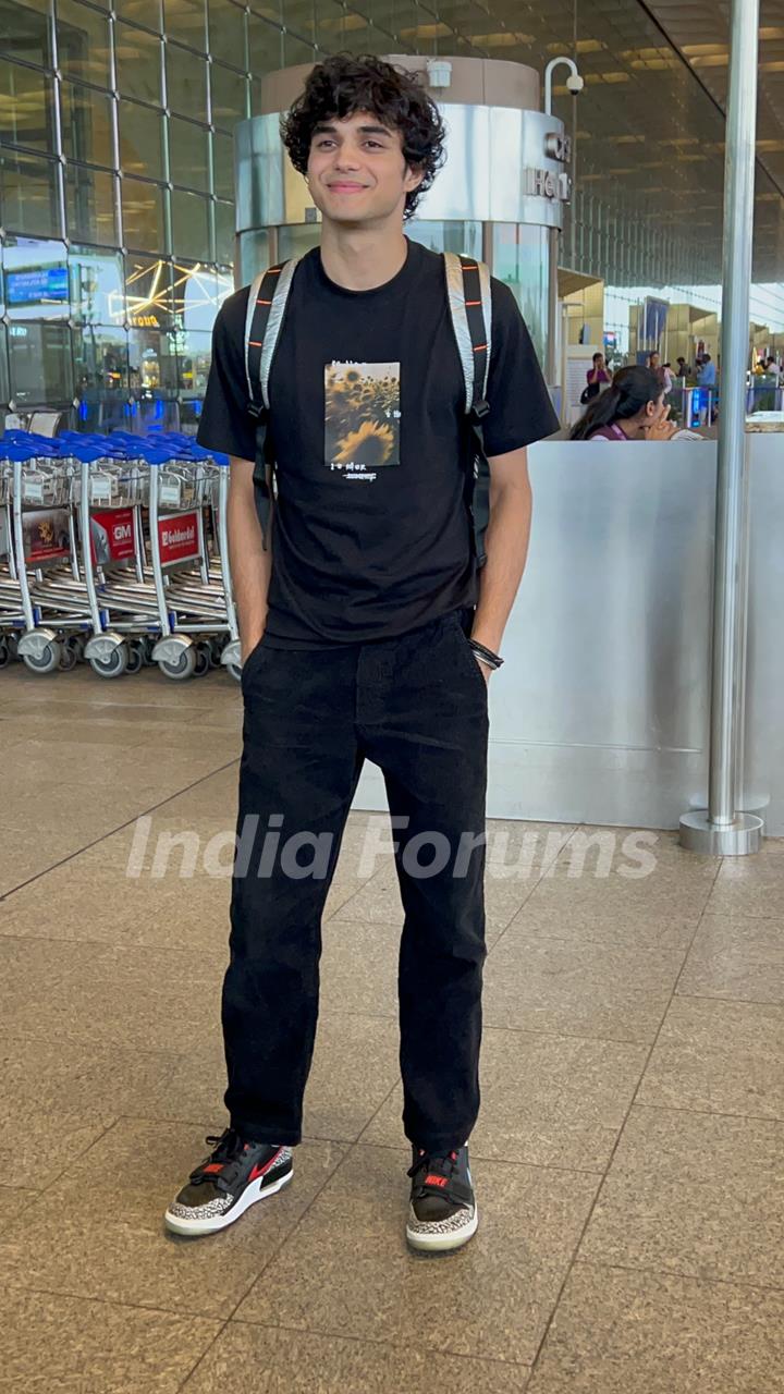 Abhay Verma snapped at the airport