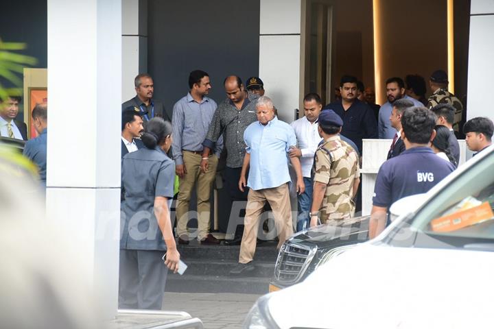 Lalu Prashad Yadav snapped at the airport 