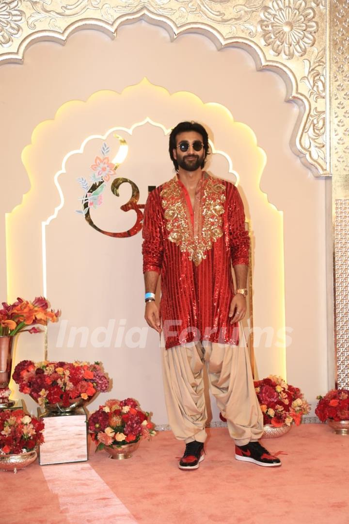 Meezaan Jaffrey at Anant Ambani and Radhika Merchant's Wedding Ceremony