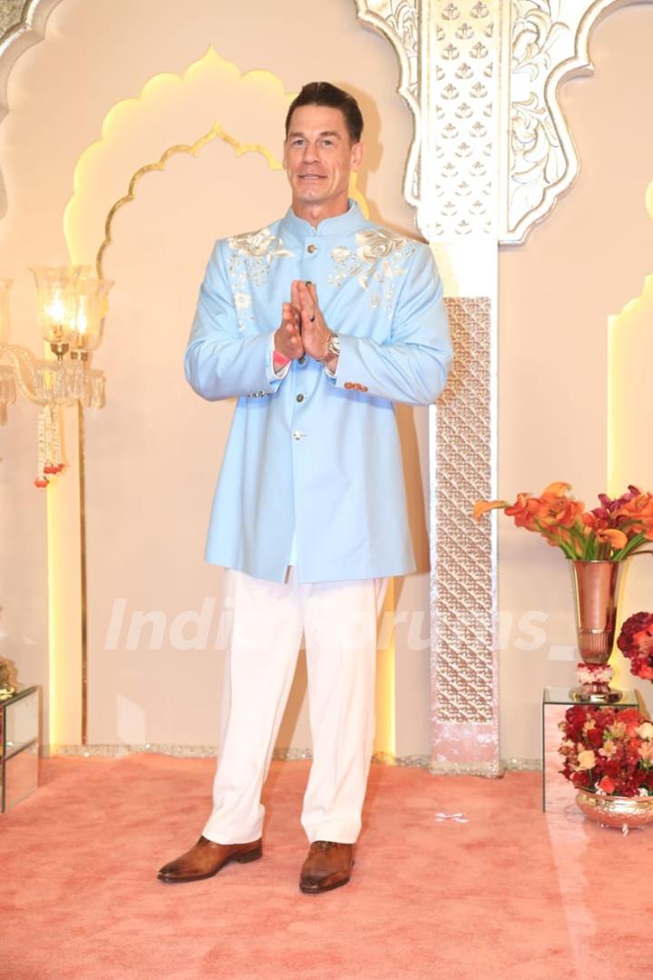 John Cena at Anant Ambani and Radhika Merchant's Wedding Ceremony