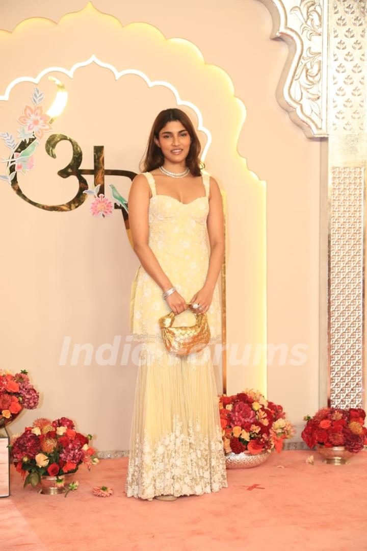 Alizeh Agnihotri at Anant Ambani and Radhika Merchant's Wedding Ceremony