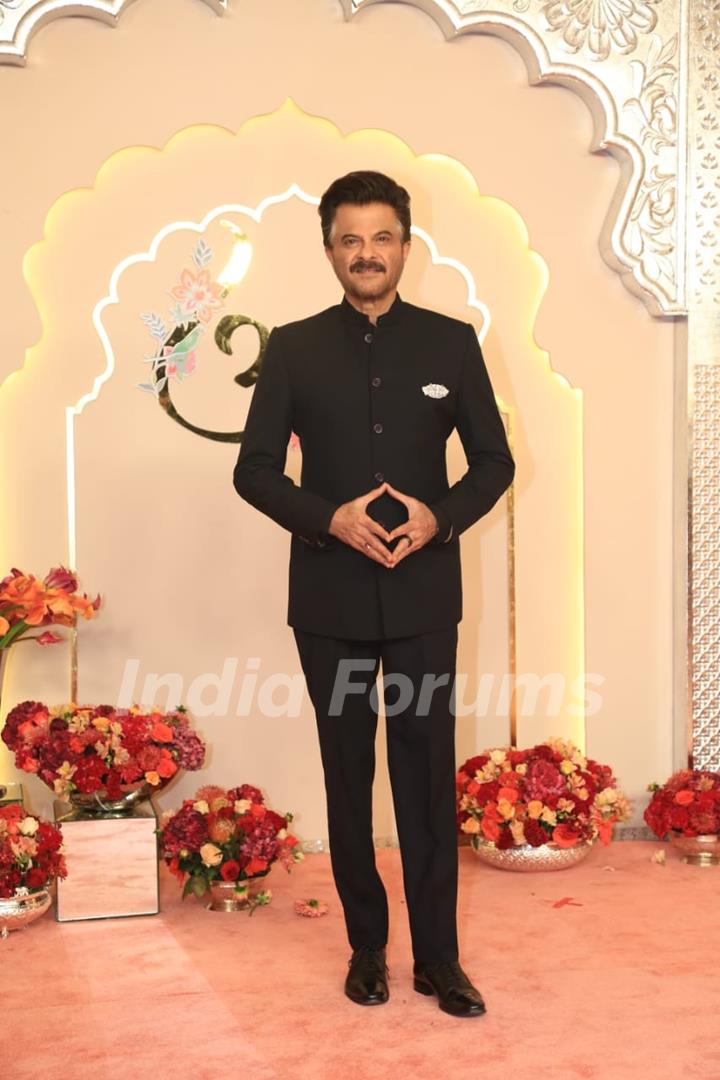 Anil Kapoor at Anant Ambani and Radhika Merchant's Wedding Ceremony