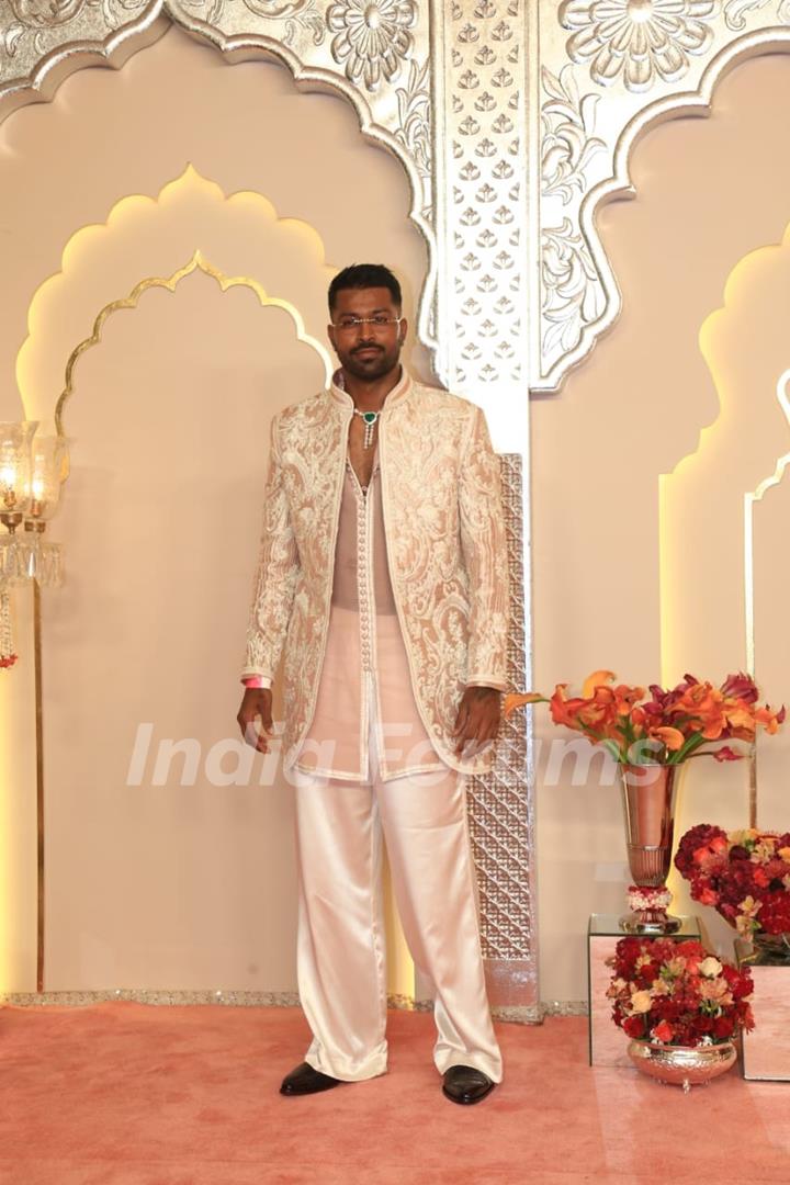 Hardik Pandya at Anant Ambani and Radhika Merchant's Wedding Ceremony