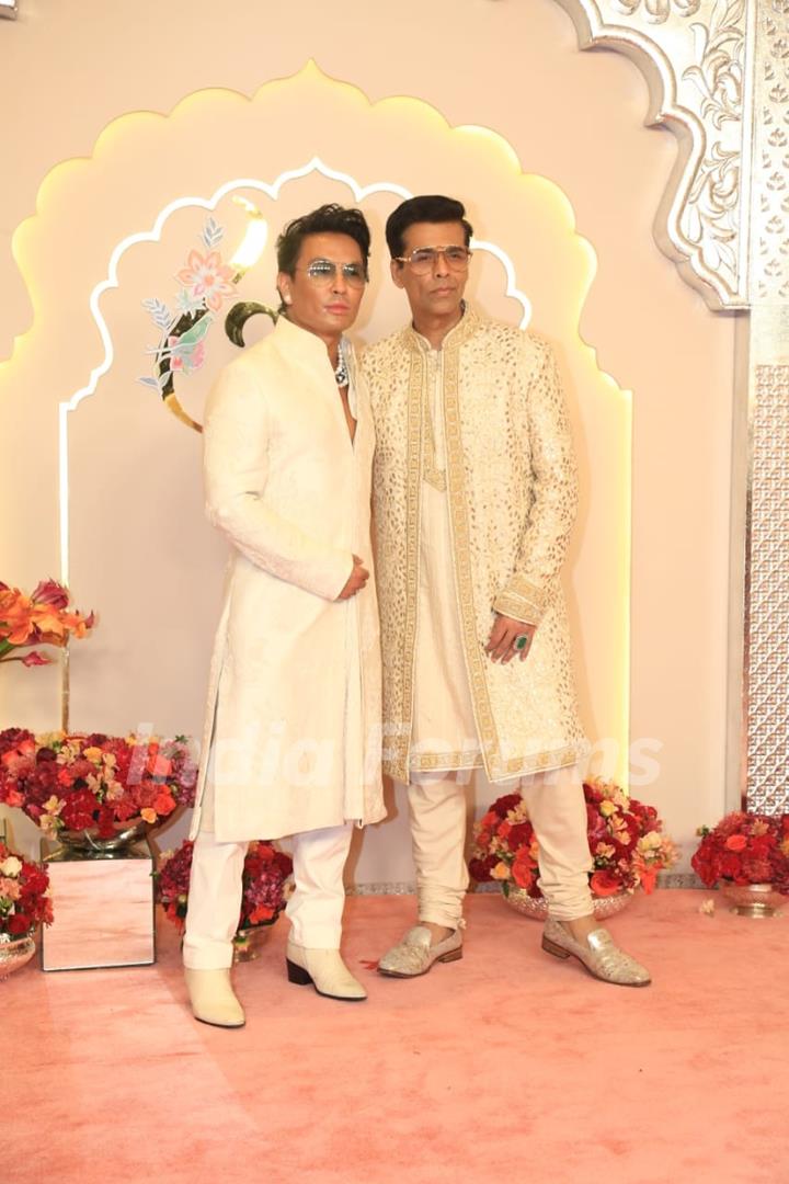 Karan Johar at Anant Ambani and Radhika Merchant's Wedding Ceremony