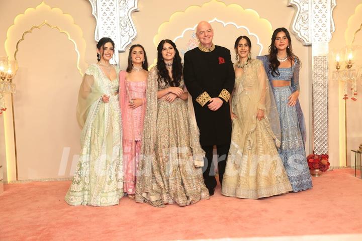 Celebrities at Anant Ambani and Radhika Merchant's Wedding Ceremony