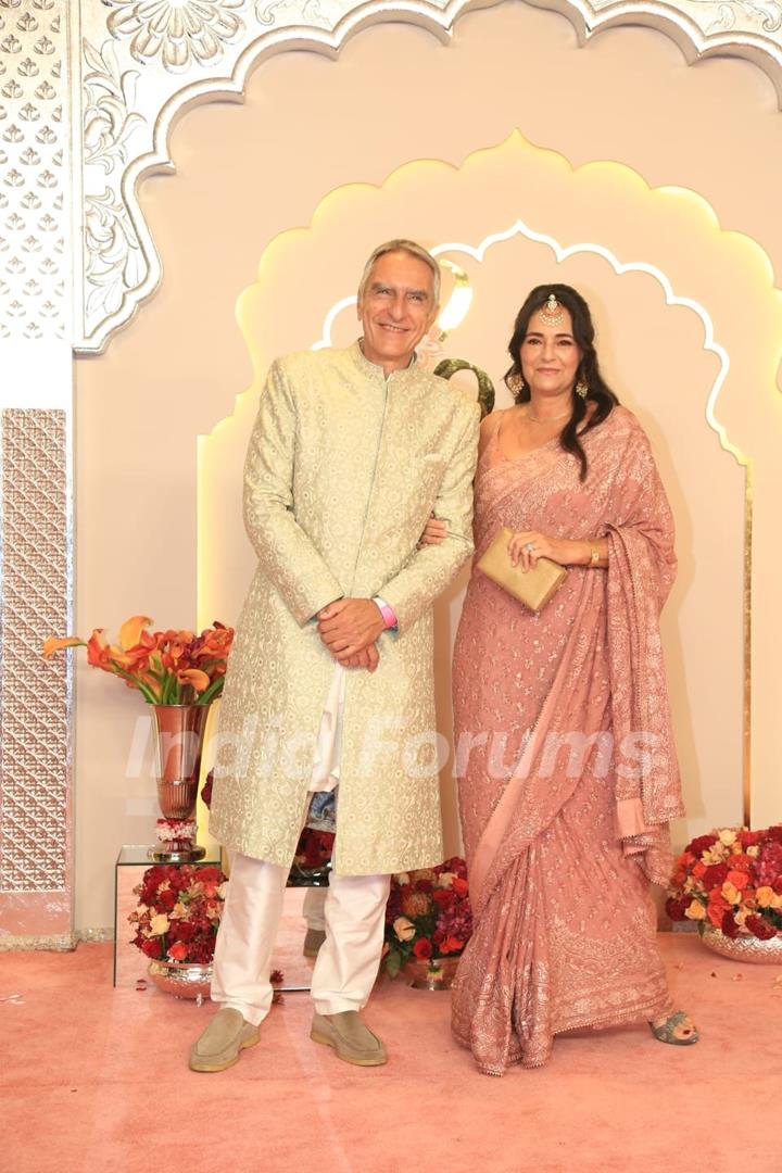 Celebrities at Anant Ambani and Radhika Merchant's Wedding Ceremony