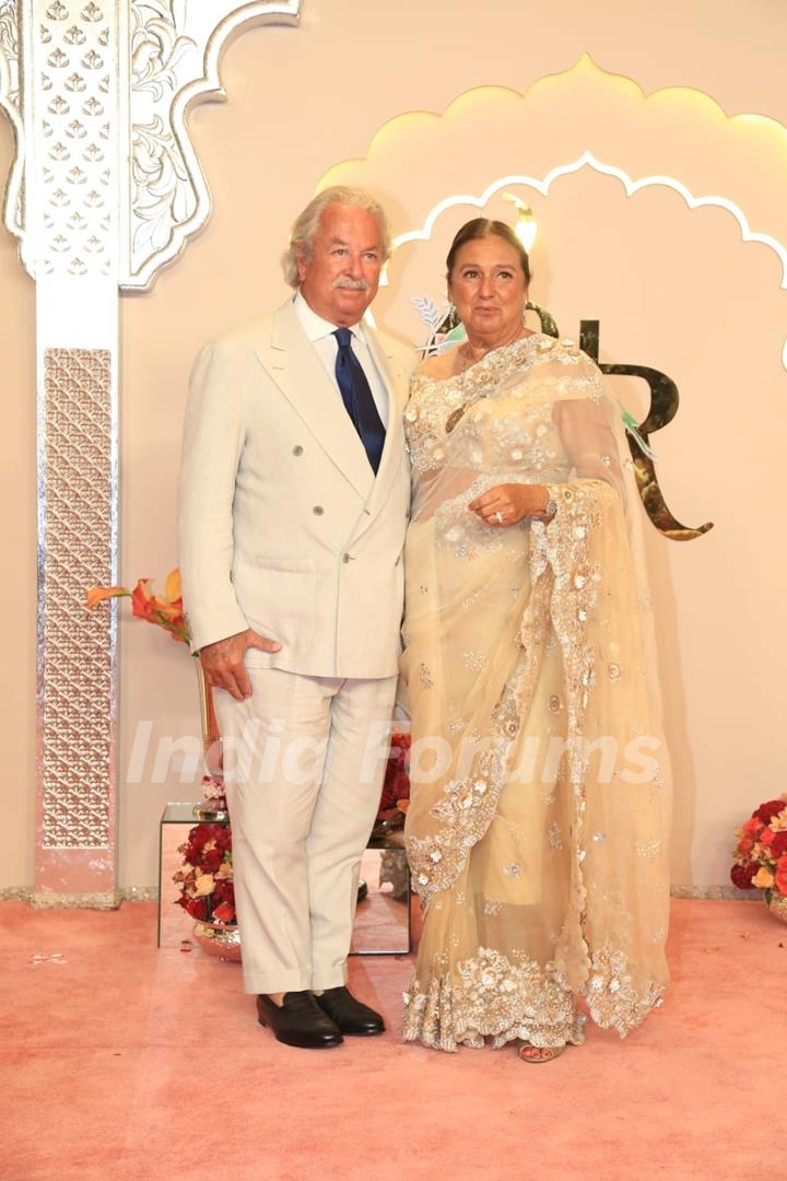 Celebrities at Anant Ambani and Radhika Merchant's Wedding Ceremony