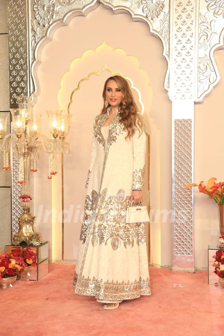 Iulia Vantur at Anant Ambani and Radhika Merchant's Wedding Ceremony