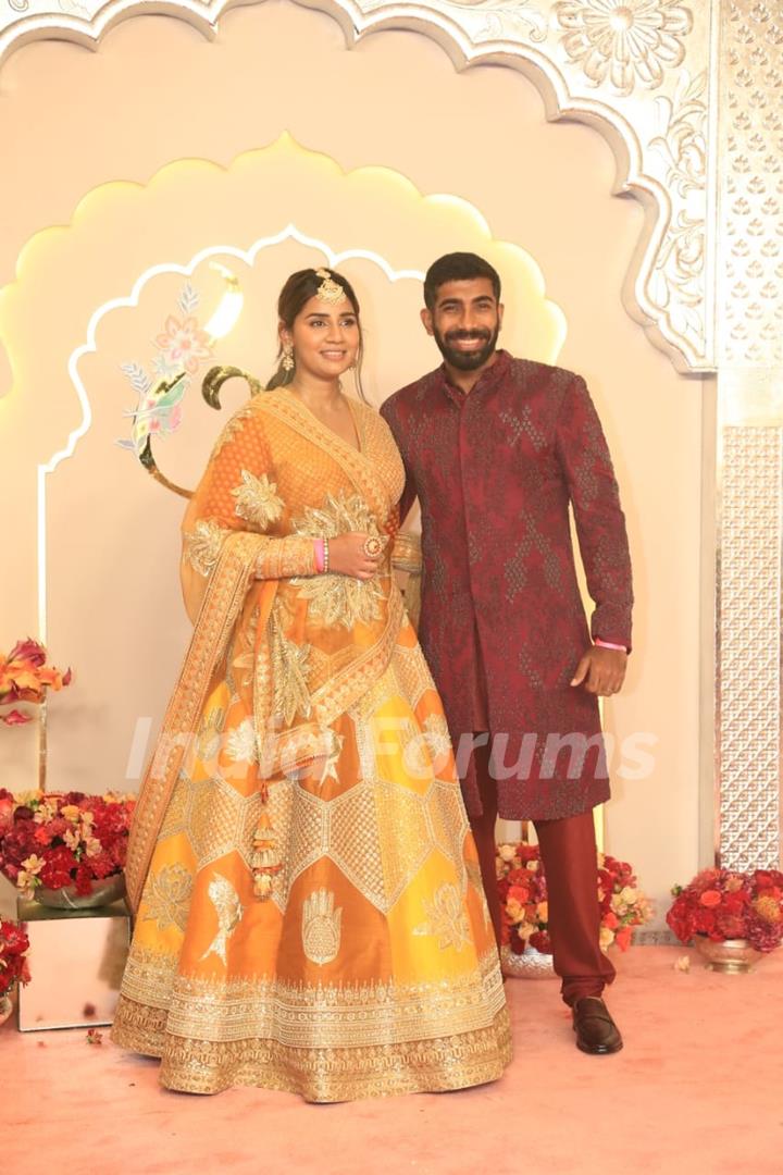 jasprit bumrah at Anant Ambani and Radhika Merchant's Wedding Ceremony