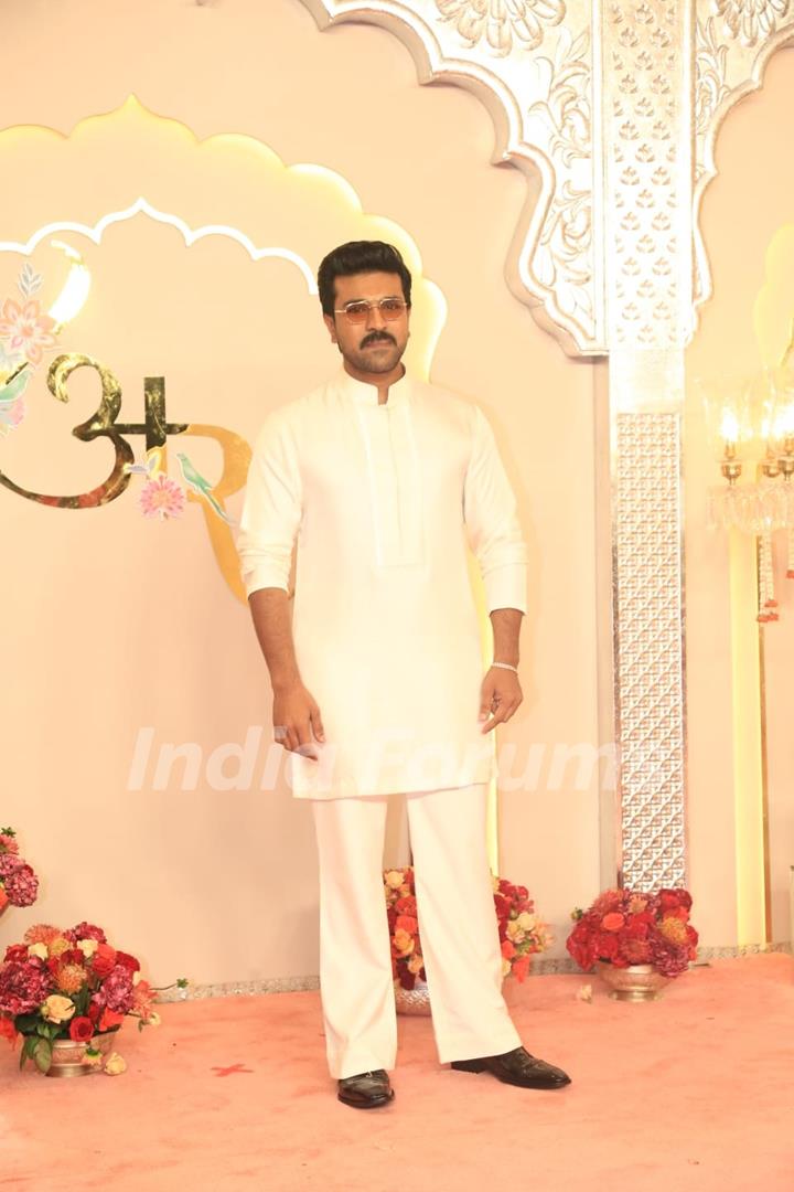 Ram Charan at Anant Ambani and Radhika Merchant's Wedding Ceremony