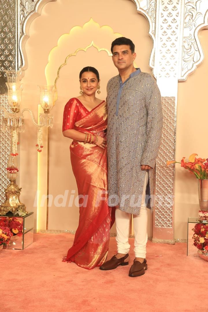 Vidya Balan at Anant Ambani and Radhika Merchant's Wedding Ceremony