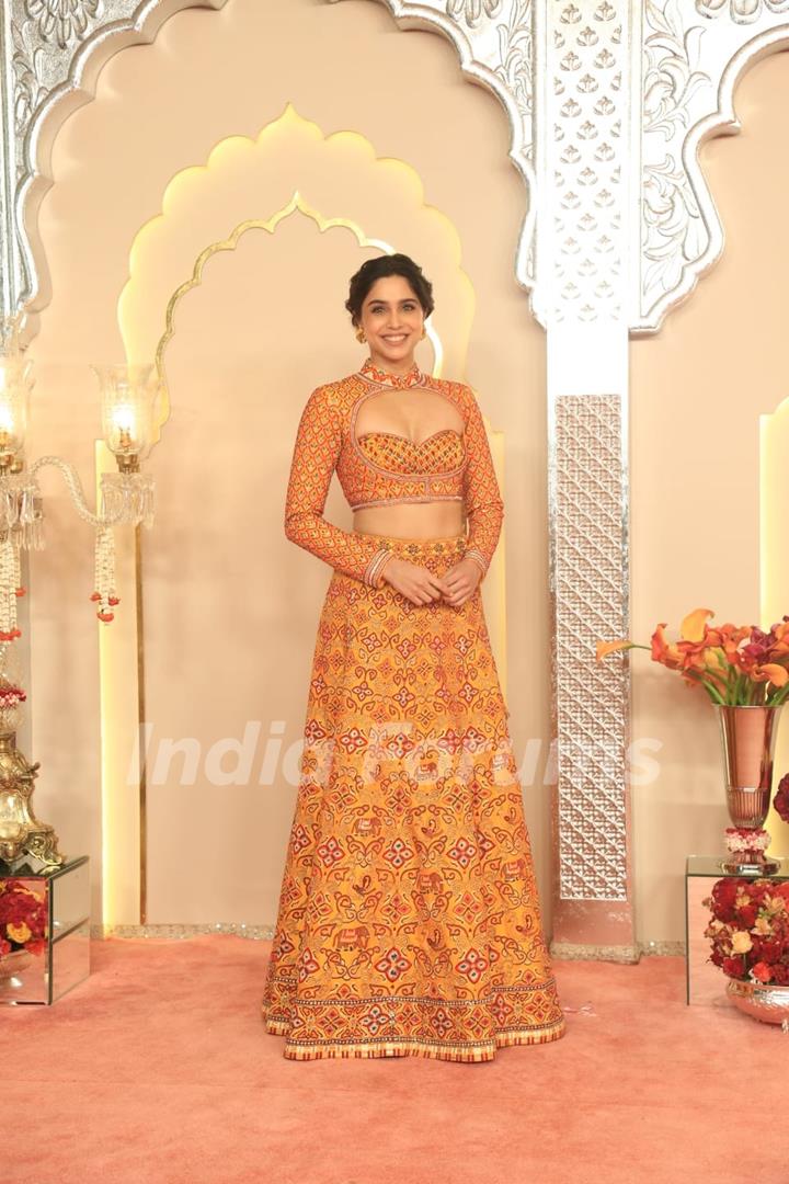 Sharvari Wagh at Anant Ambani and Radhika Merchant's Wedding Ceremony