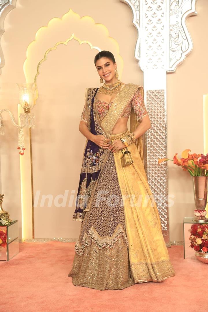 Jacqueline Fernandez at Anant Ambani and Radhika Merchant's Wedding Ceremony