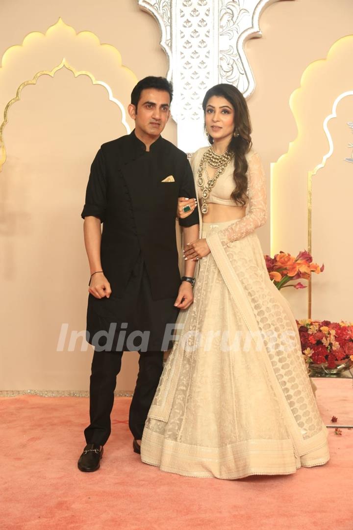 Gautam Gambhir at Anant Ambani and Radhika Merchant's Wedding Ceremony