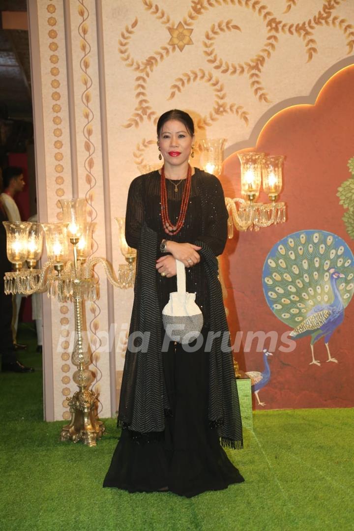 Mary Kom attend Anant Ambani and Radhika Merchant's Ashirwad Ceremony