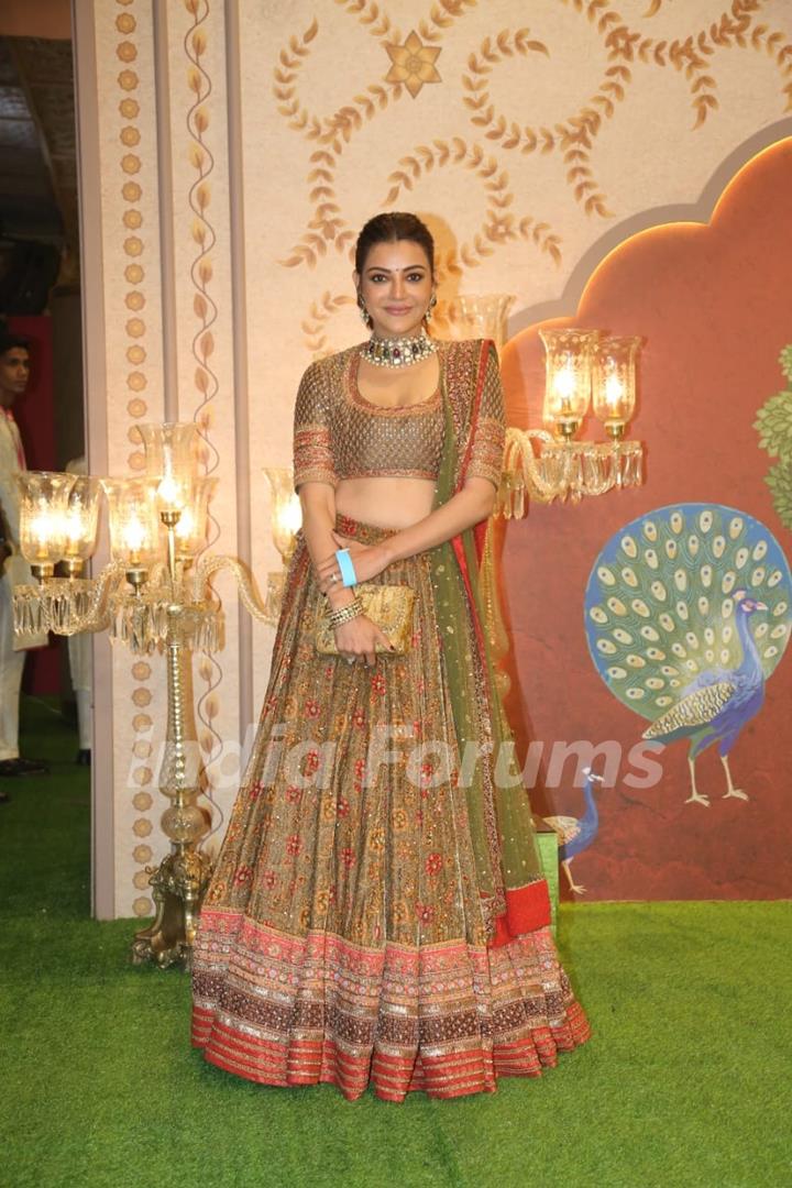 Kajal Aggarwal attend Anant Ambani and Radhika Merchant's Ashirwad Ceremony