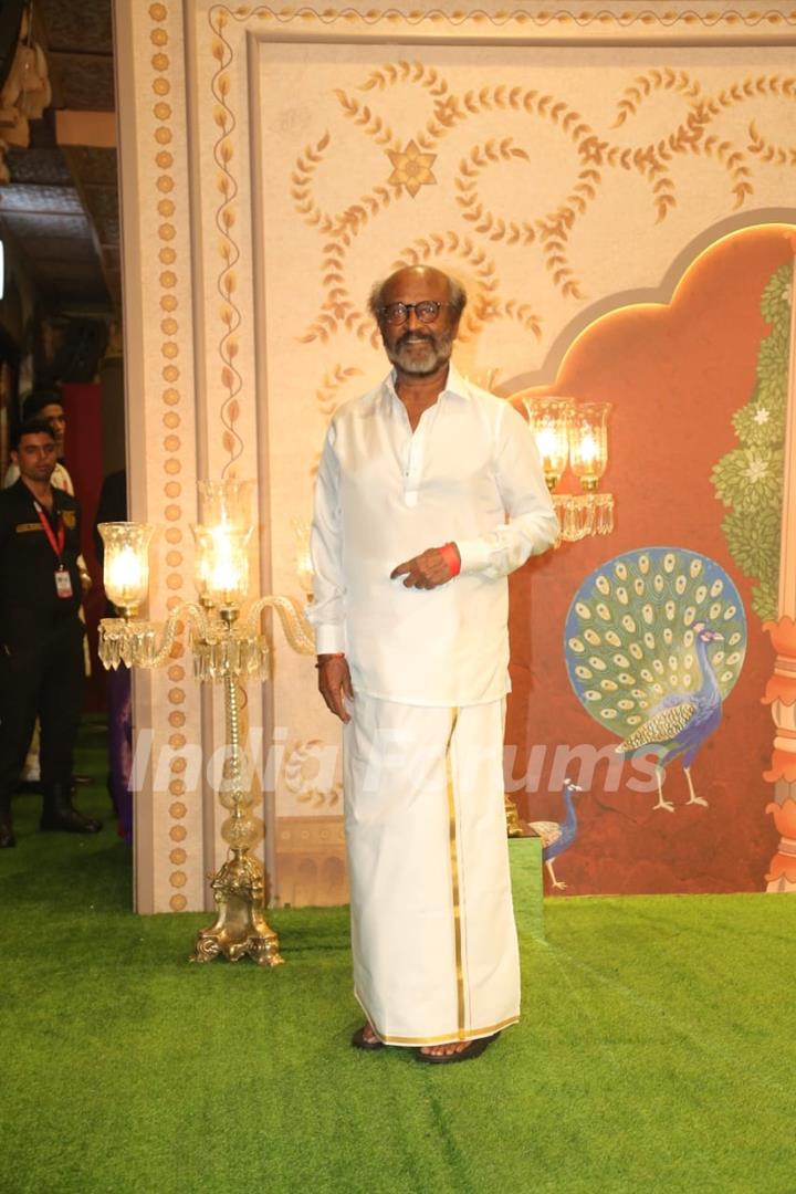 Rajinikanth attend Anant Ambani and Radhika Merchant's Ashirwad Ceremony