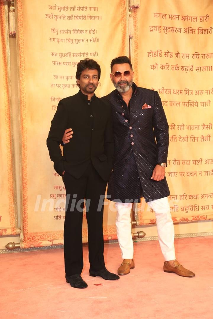 Bobby Deol attend Anant Ambani and Radhika Merchant's Wedding Reception