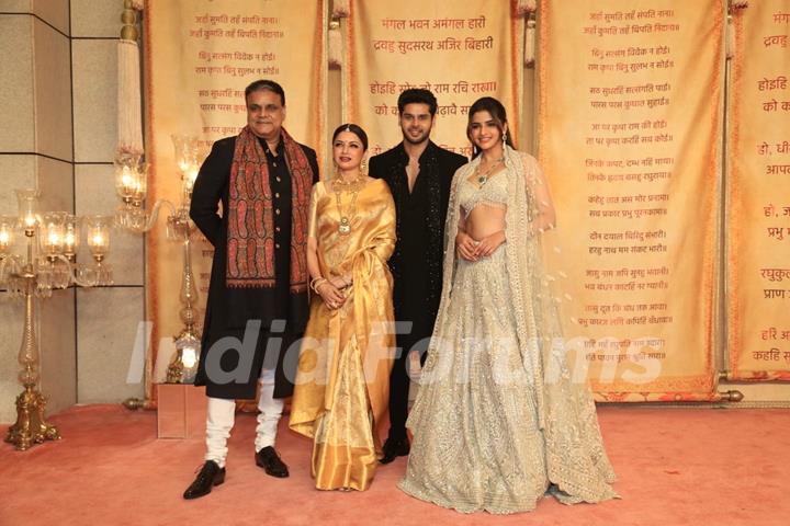 Celebrities attend Anant Ambani and Radhika Merchant's Wedding Reception