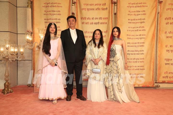 Anu Malik attend Anant Ambani and Radhika Merchant's Wedding Reception