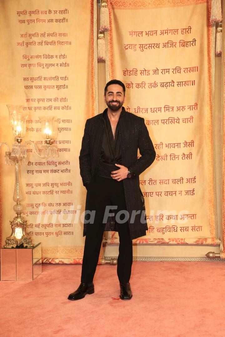 Ayushmann Khurrana attend Anant Ambani and Radhika Merchant's Wedding Reception