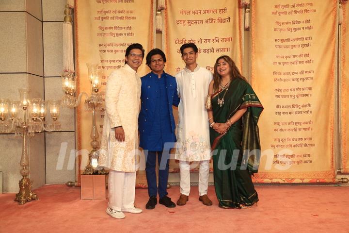 Shaan attend Anant Ambani and Radhika Merchant's Wedding Reception