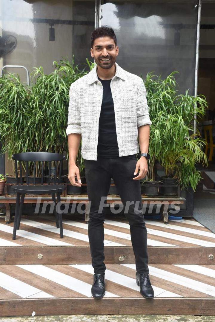 Gurmeet Choudhary snapped promoting his upcoming series Commander Karan Saxena