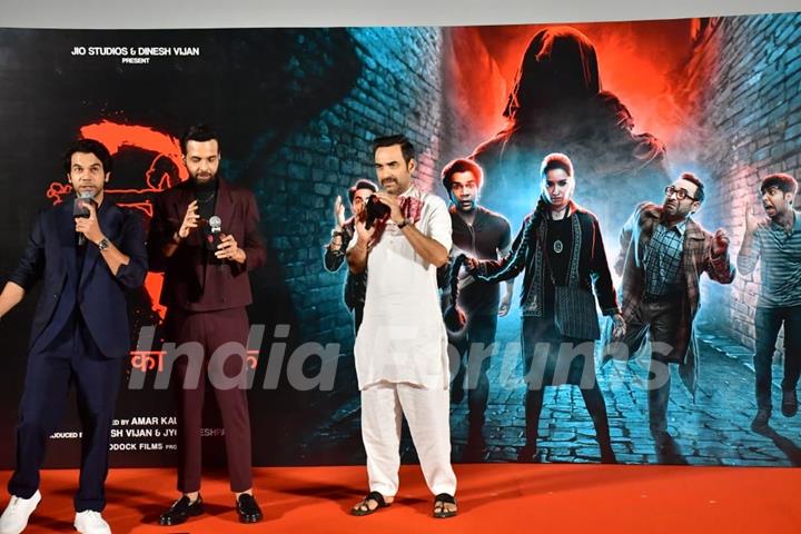 Pankaj Tripathi snapped at the Trailer launch of Stree 2