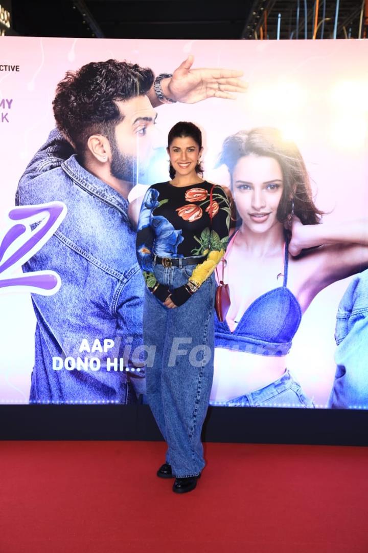 Nimrat Kaur attend the premiere of Bad Newz