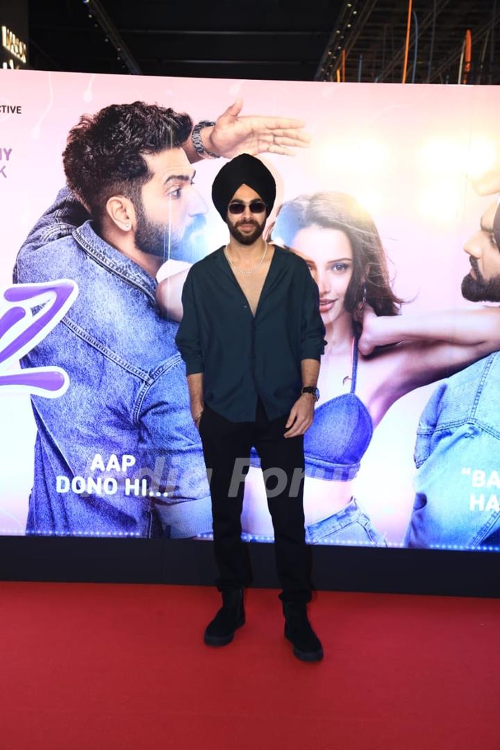 Manjot Singh attend the premiere of Bad Newz