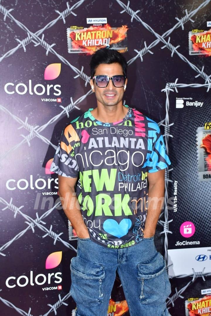 Gashmeer Mahajani attend the press conference of Khatron Ke Khiladi 14