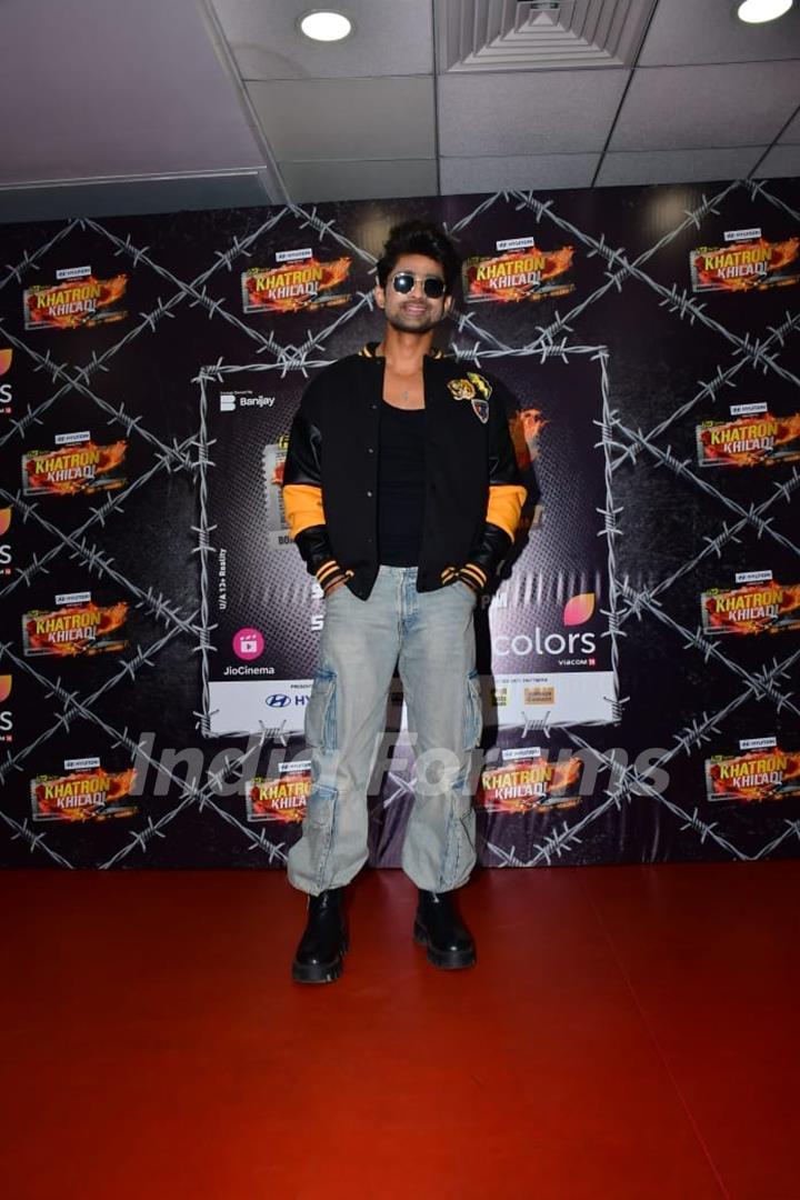 Abhishek Kumar attend the press conference of Khatron Ke Khiladi 14