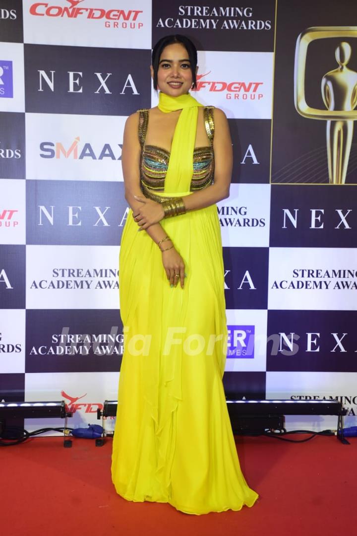 Manisha Rani grace the NEXA Streaming Academy Awards 2024