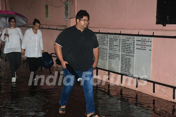 Celebrities attend Krishan Kumar’s daughter Tishaa Kumar’s funeral in Mumbai