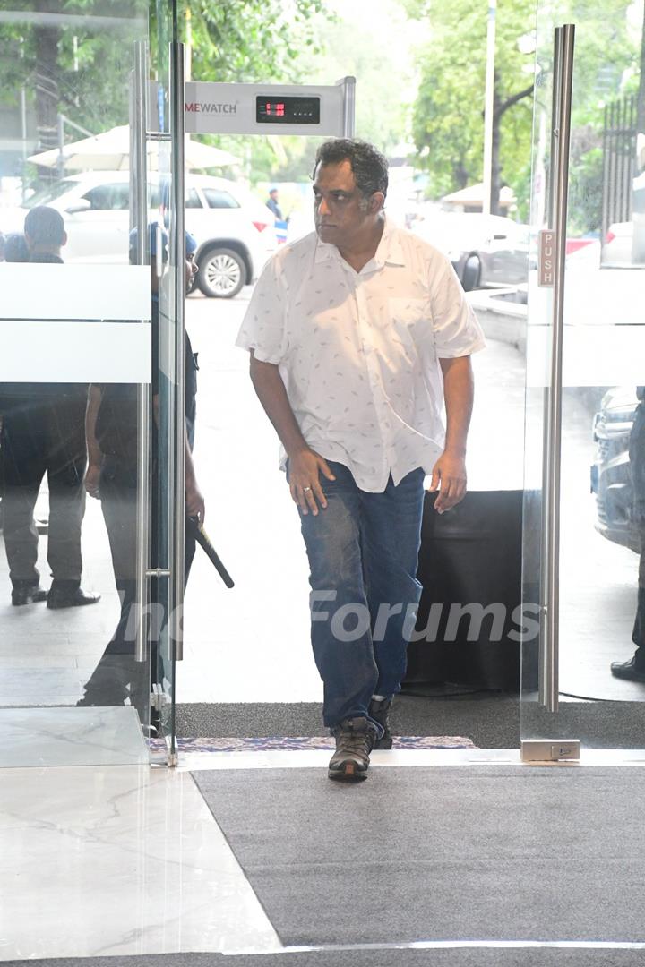 Anurag Basu attend the prayer meet of Krishan Kumar’s daughter Tishaa Kumar