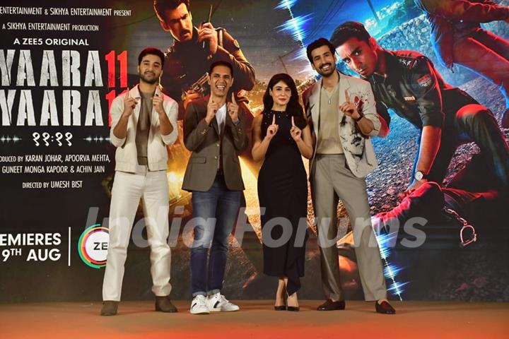 Kritika Kamra, Raghav Juyal and Dhairya Karwa grace the trailer launch of Gyaarah Gyaarah