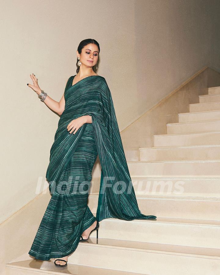 Rasika Dugal serving sensational saree looks