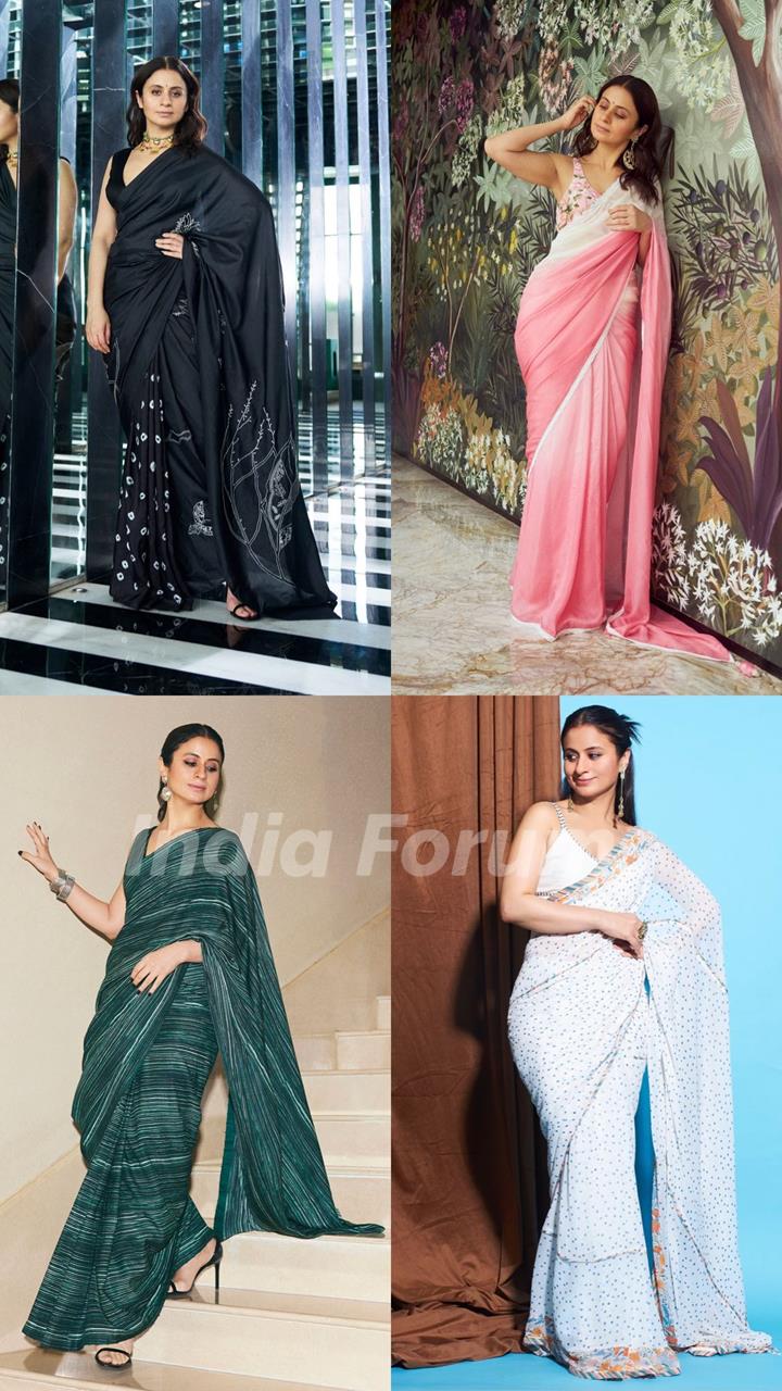 Rasika Dugal serving sensational saree looks