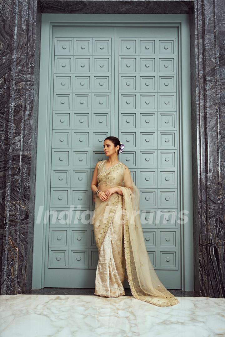 Rasika Dugal serving sensational saree looks