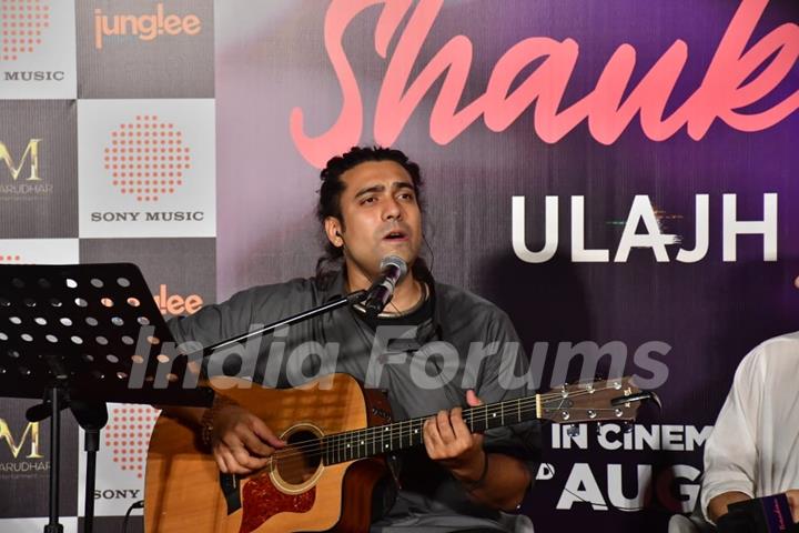 Jubin Nautiyal snapped at the Shaukan song launch from Ulajh