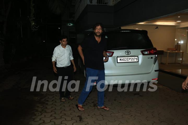 Chunky Panday  snapped at Farah Khan's Residence