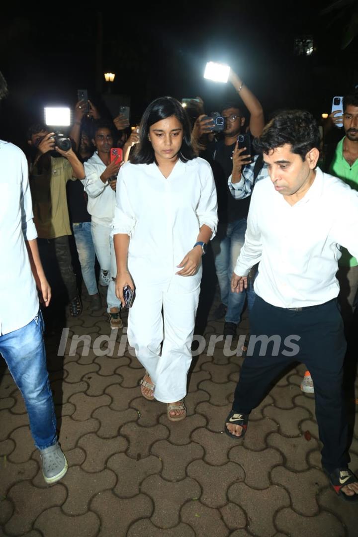 Sumbul Touqeer  snapped at Farah Khan's Residence